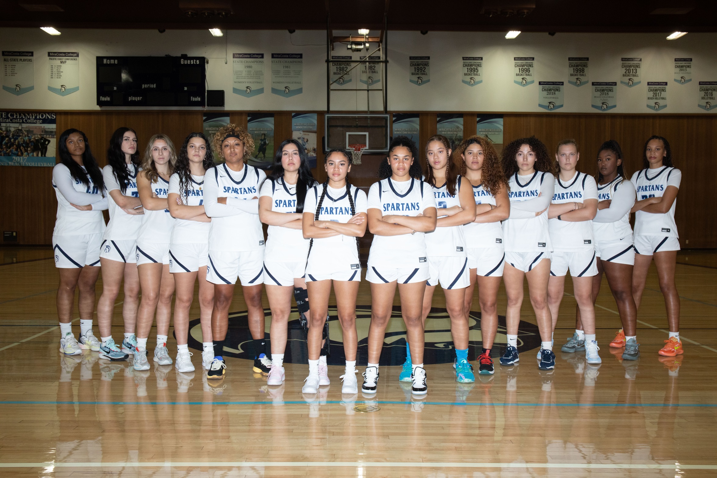 MiraCosta women's basketball team picture, 2023-24