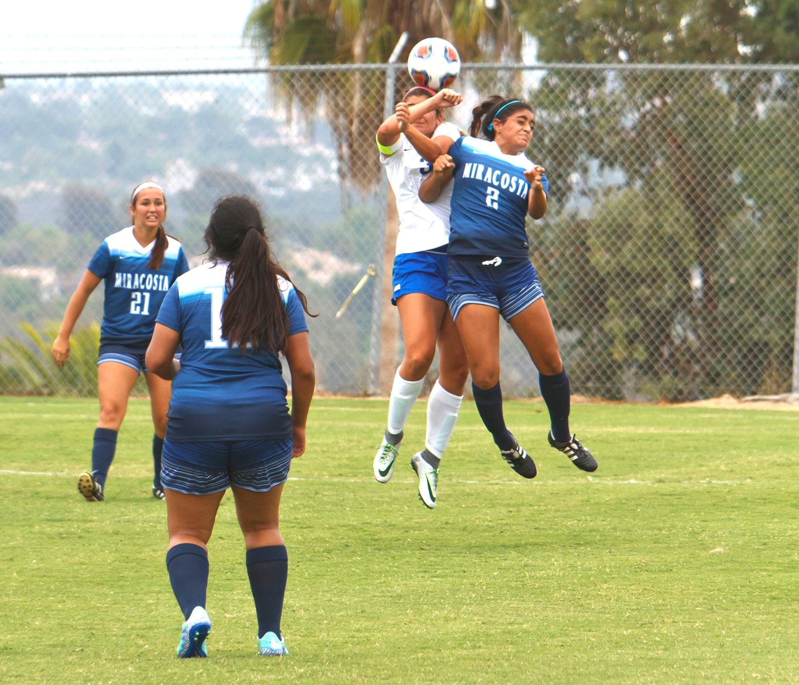 Women's soccer edged by Irvine Valley