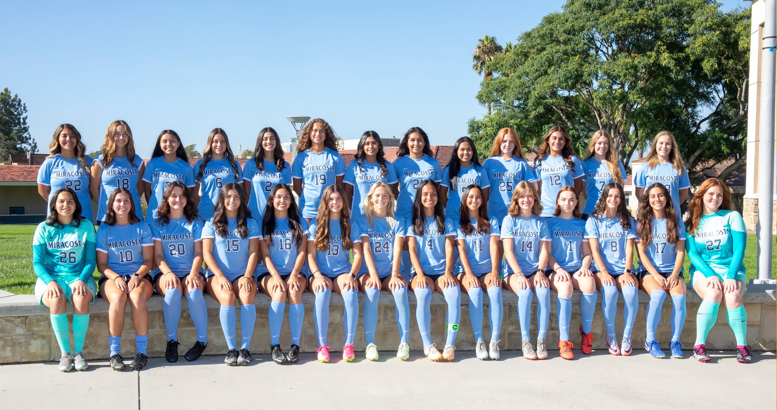 MiraCosta women's soccer team.