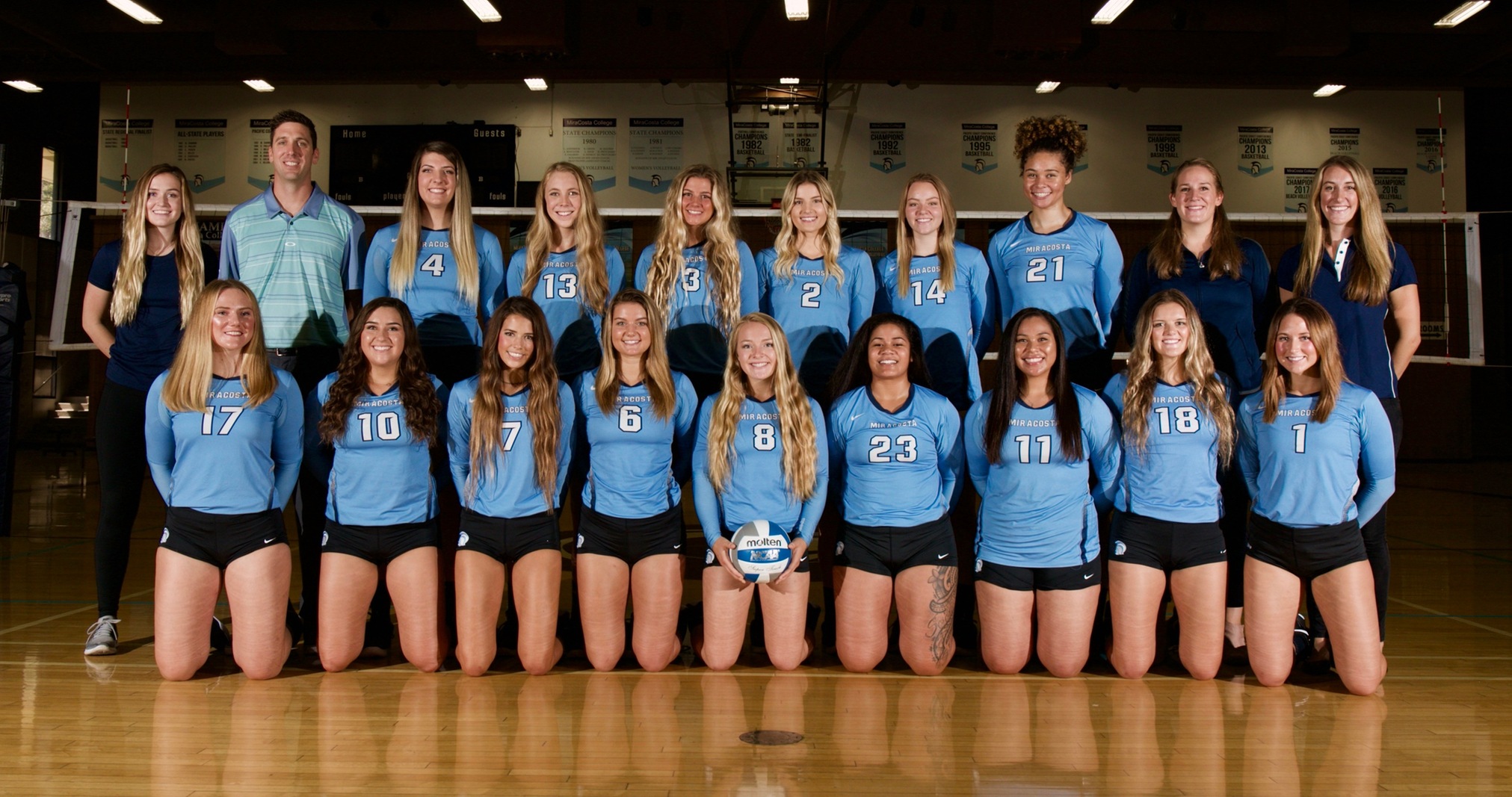 Women's Volleyball team picture.