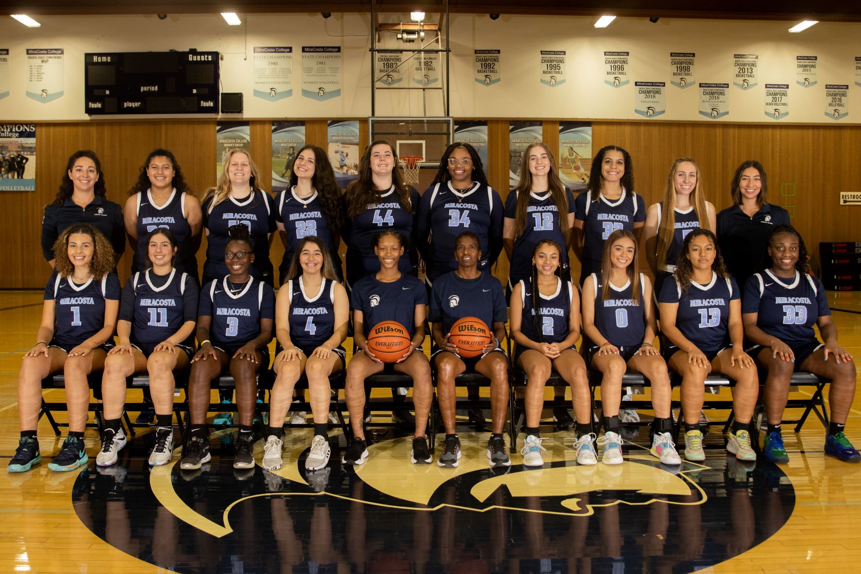Women's Basketball Team Picture.
