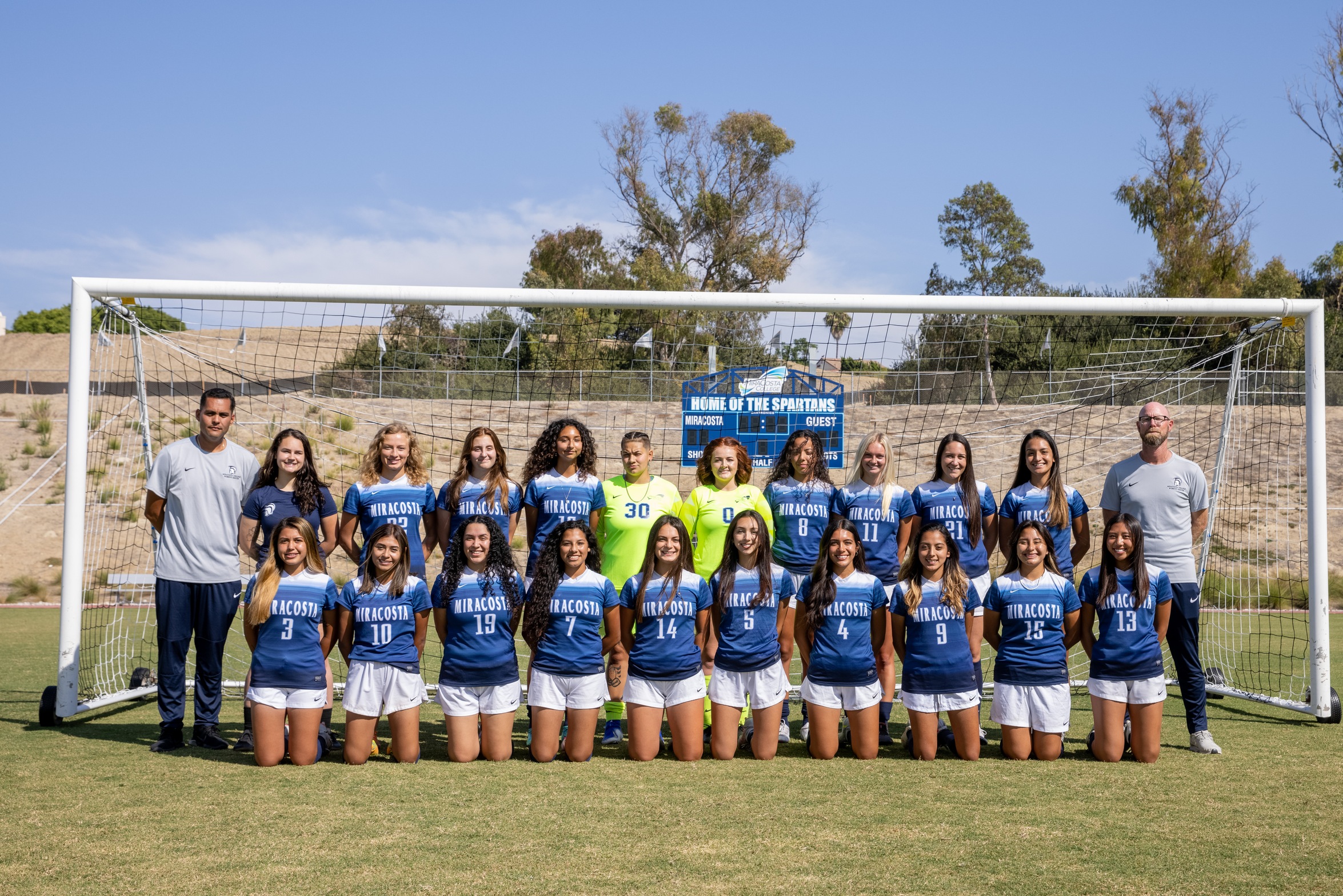 Women's soccer team picture.