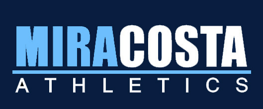 Two color, MiraCosta Athletics text.